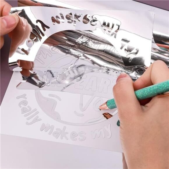 Chrome Silver Mirror Adhesive Vinyl for DIY Decor,Chrome Vinyl Mirror Film - Picture 4 of 7